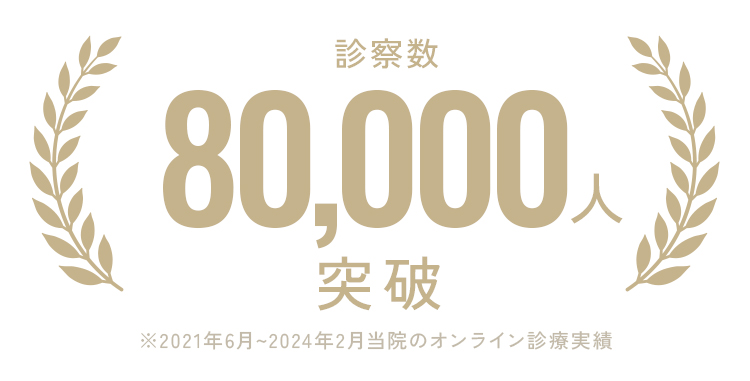 診察数80,000人突破